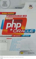 Belajar Otodidak Pemrograman web dengan PHP + Oracle