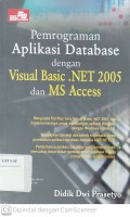 Pemrograman Aplikasi Database dengan Visual Basic. NET 2005 dan MS Access