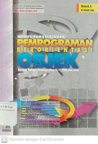 Modul Pembelajaran Pemrograman Berorientasi Objek Dengan Bahasa Pemrograman C++, PHP dan Java