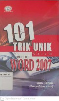 101 Trik Unik dalam Microsoft Word 2007