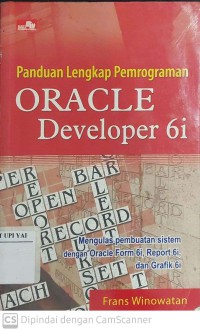 Panduan Lengkap Pemrograman Oracle Developer 6i