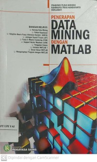 Penerapan Data Mining dengan MATLAB