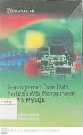 Pemrograman Basis Data Berbasis Web Menggunakan PHP & MySQL