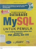 Pemrograman Database MySQL untuk Pemula