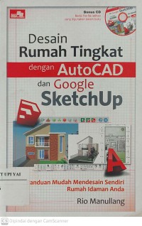 Desain Rumah Tingkat dengan AutoCAD & Google SketchUp