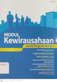 Modul Kewirausahaan untuk Program Strata 1