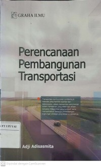 Perencanaan Pembangunan Transportasi