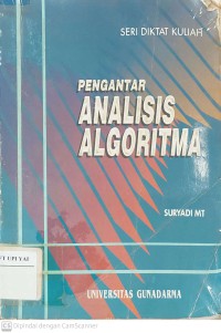 Pengantar Analisis Algoritma