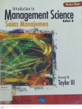 Introduction to Management Science : Sains Manajemen Edisi 8 Buku Dua