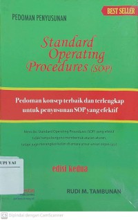 Pedoman Penyusunan Standard Operating Procedures (SOP) Edisi Kedua