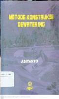 Metode Konstruksi Dewatering