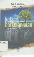 Kota Berkelanjutan (Sustainable City)