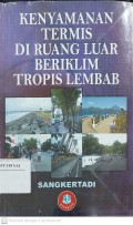 Kenyamanan Termis di Ruang Luar Beriklim Tropis Lembab