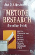 Metode Research (Penelitian Ilmiah)