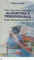 Algoritma dan Pemrograman dalam Bahasa Pascal dan C