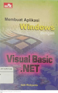 Membuat Aplikasi Windows dengan Visual Basic. NET