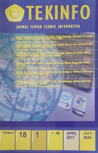 Sistem Pendukung Pengambilan Keputusan Untuk Pembelian Apartemen Di Jakarta Dengan Metode Analytical Hierarchy Process (AHP)